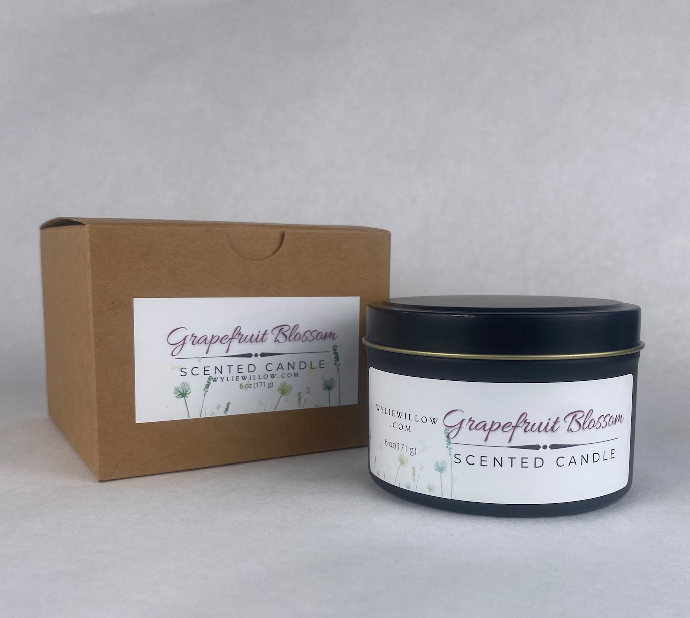 Grapefruit Blossom Scented Candle