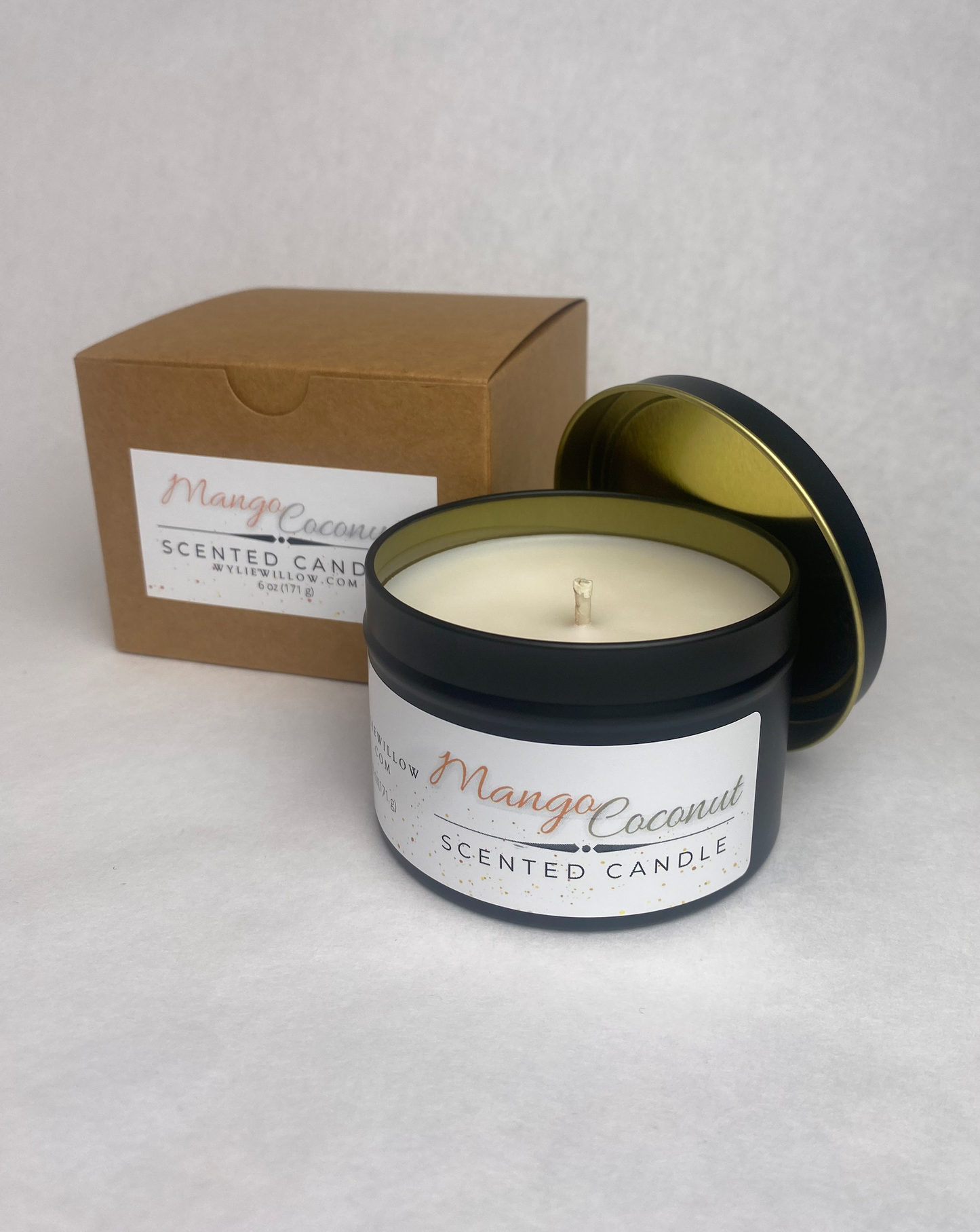 Mango Coconut Scented Candle