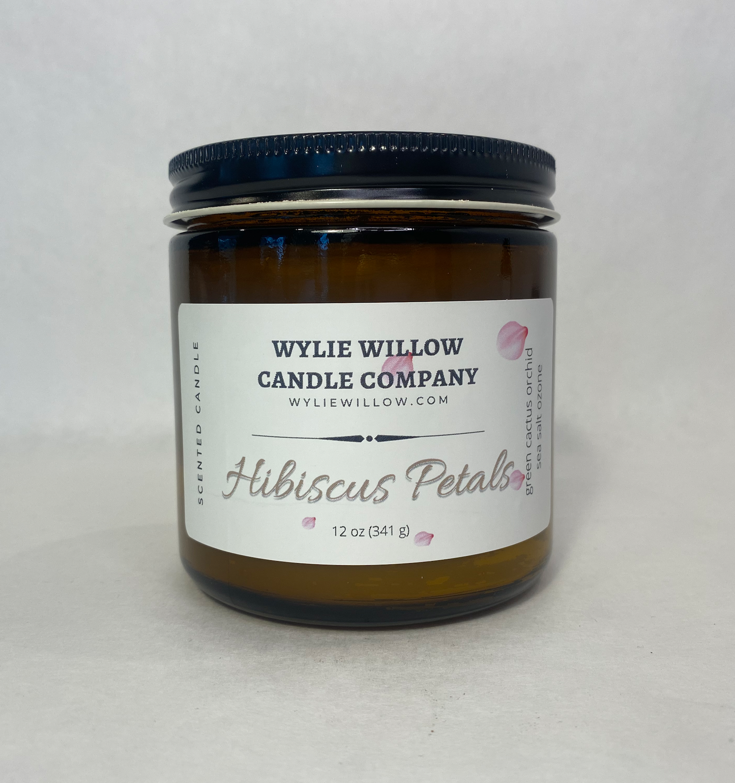 Hibiscus Petals Scented Candle