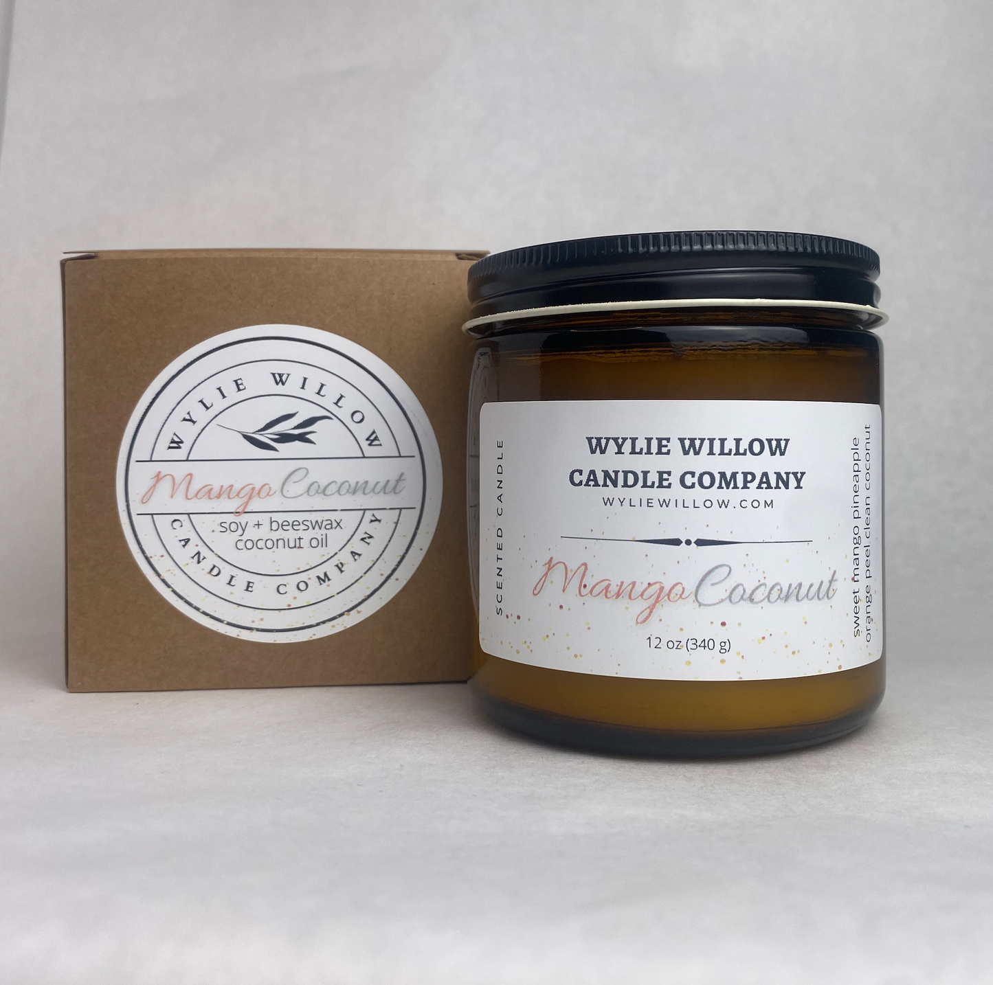 Mango Coconut Scented Candle